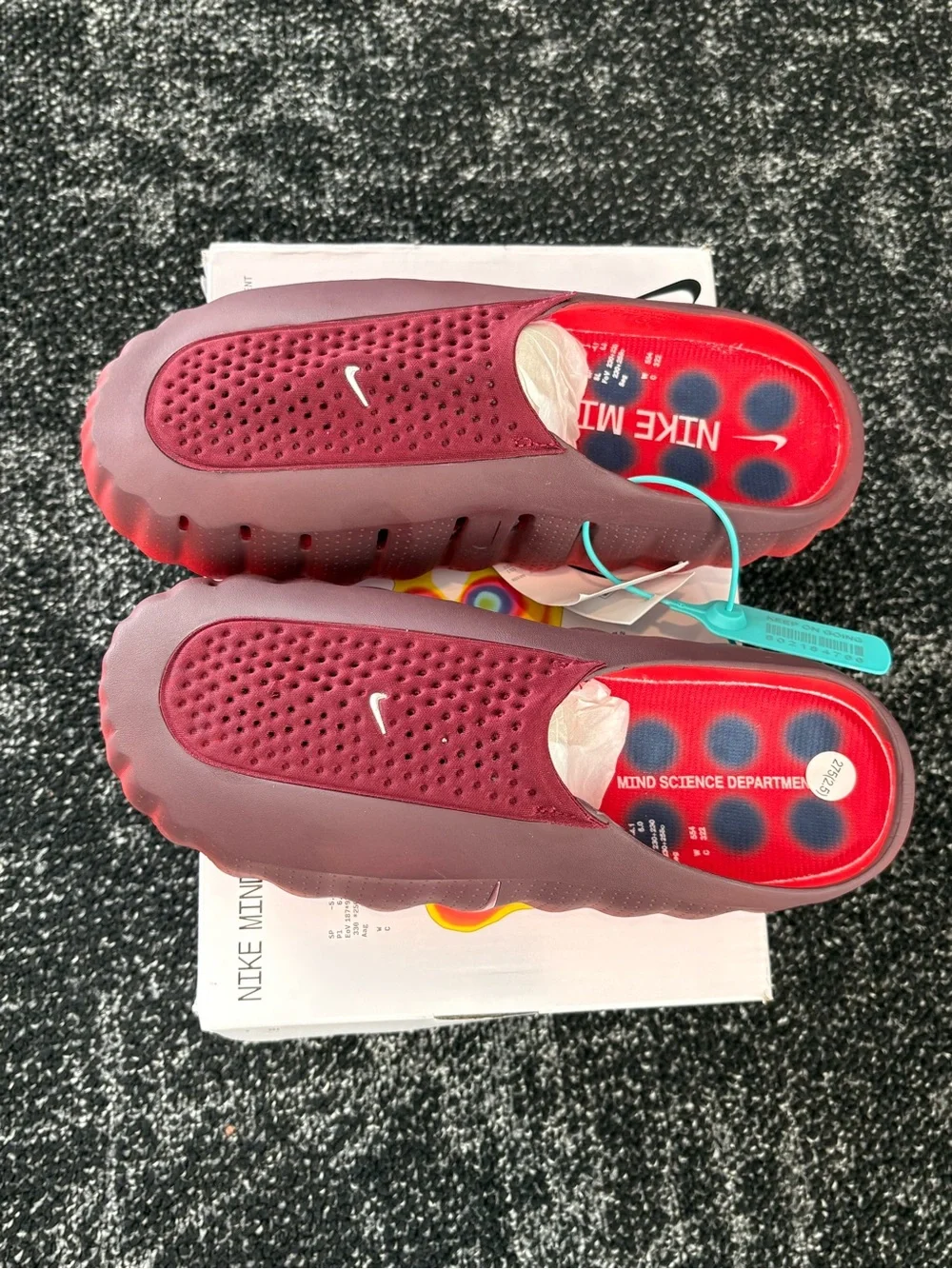 Nike red sandals